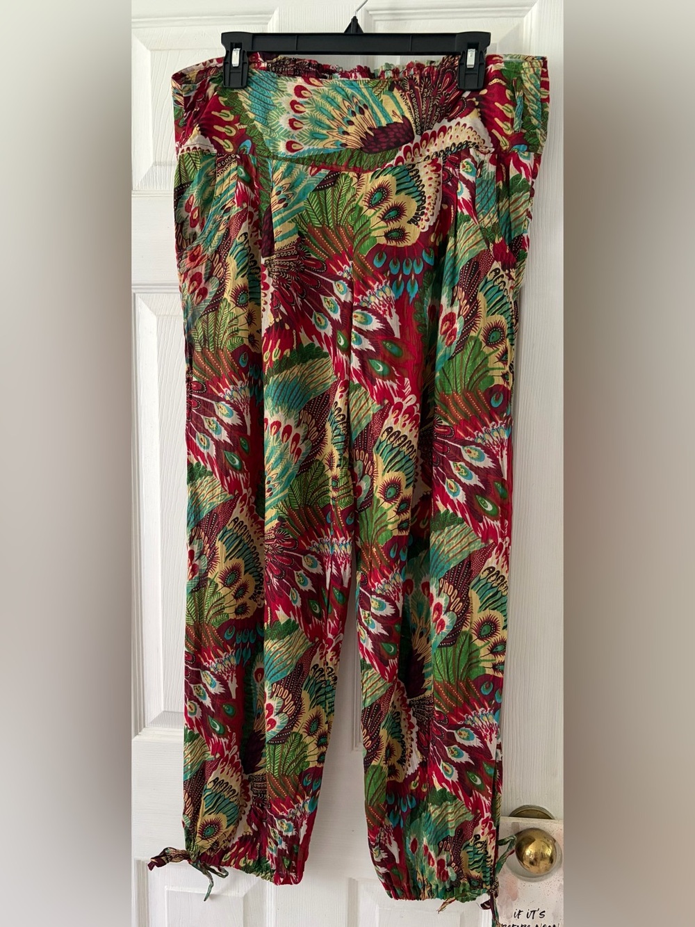 Women’s Multicolor Print Boho Pants